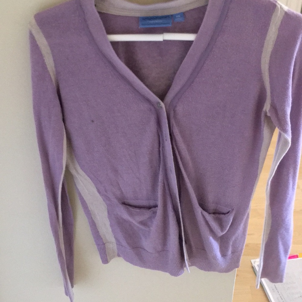 Purple Vera wang cardigan